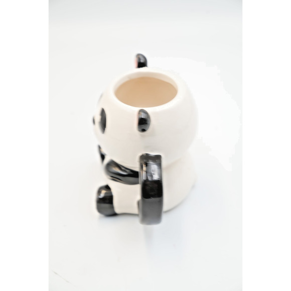 Panda Shaped Ceramic Mug with Handle – 5.25” Tall Cute Animal Design - Picture 2 of 10